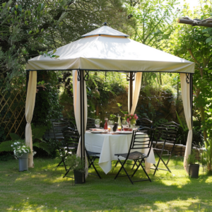 Read more about the article Der perfekte Pavillon: Tipps für mehr Komfort im Garten